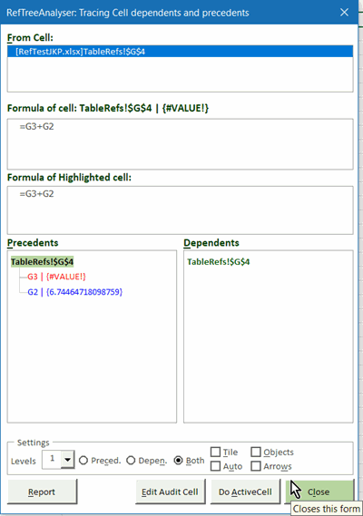 Скриншот RefTreeAnalyser