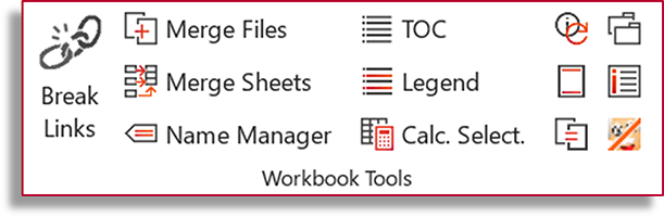 Ribbon Professor Excel Tools: Workbook Tools