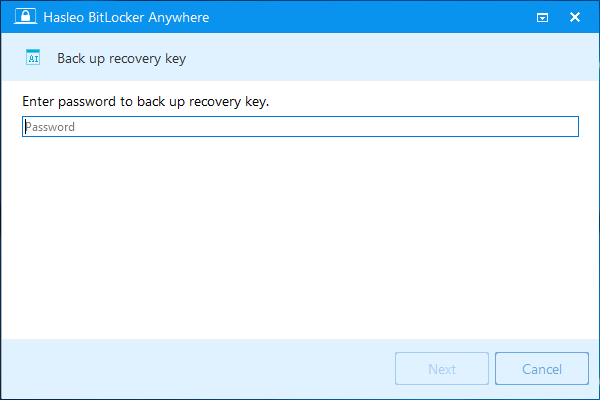 Export BitLocker Recovery Key or Startup Key Export BitLocker Recovery Key or Startup Key