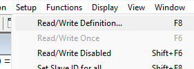 Open definition dialog